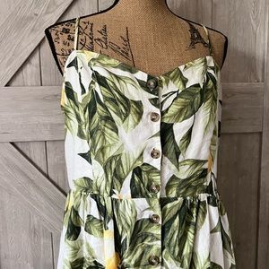 Linen blend Summer Dress